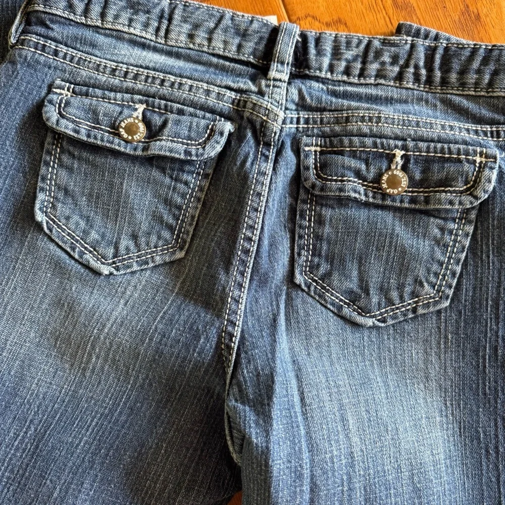 Gap Straight Leg Jeans Girl’s 12 Plus Medium Wash Denim Adjustable Waist